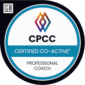 Certified Professional Co-Active Coach badge