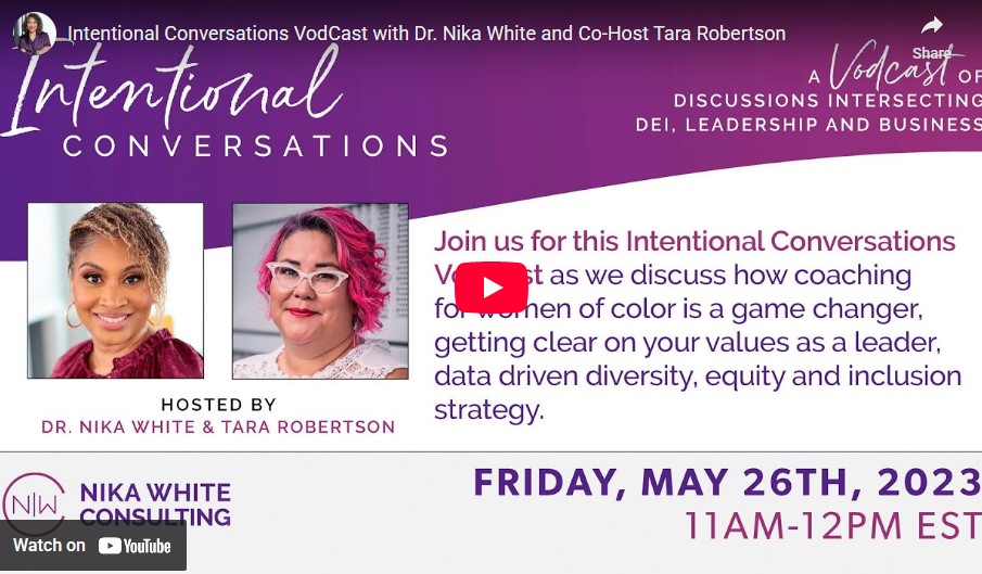 Dr. Nika White and co-host Tara Robertson